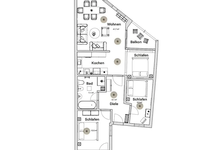 شقة Pineapple - Palais Am Neumarkt دريسدن